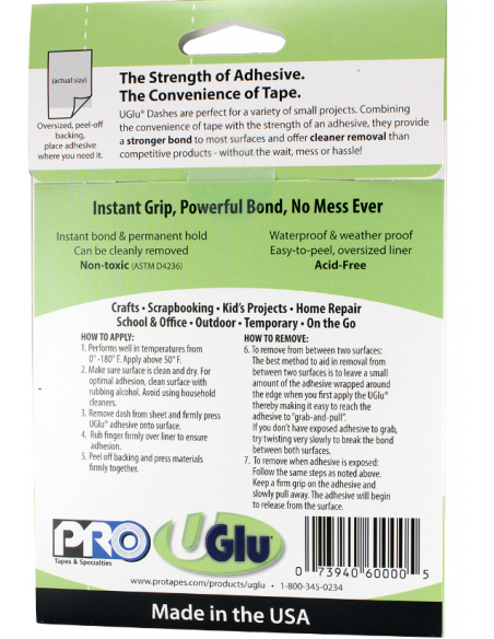 UGLU DASHES   PRO TAPE   160 UNIDADES Precio lanzamiento.